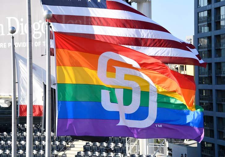 San Diego Padres Hat Out at The Park Theme Game LGBTQ Pride City Connect  New