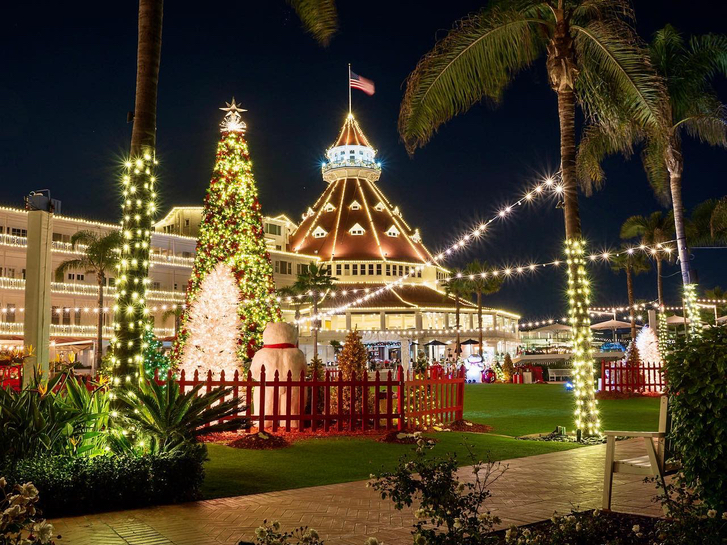 Christmas Tree Trail in San Diego, California