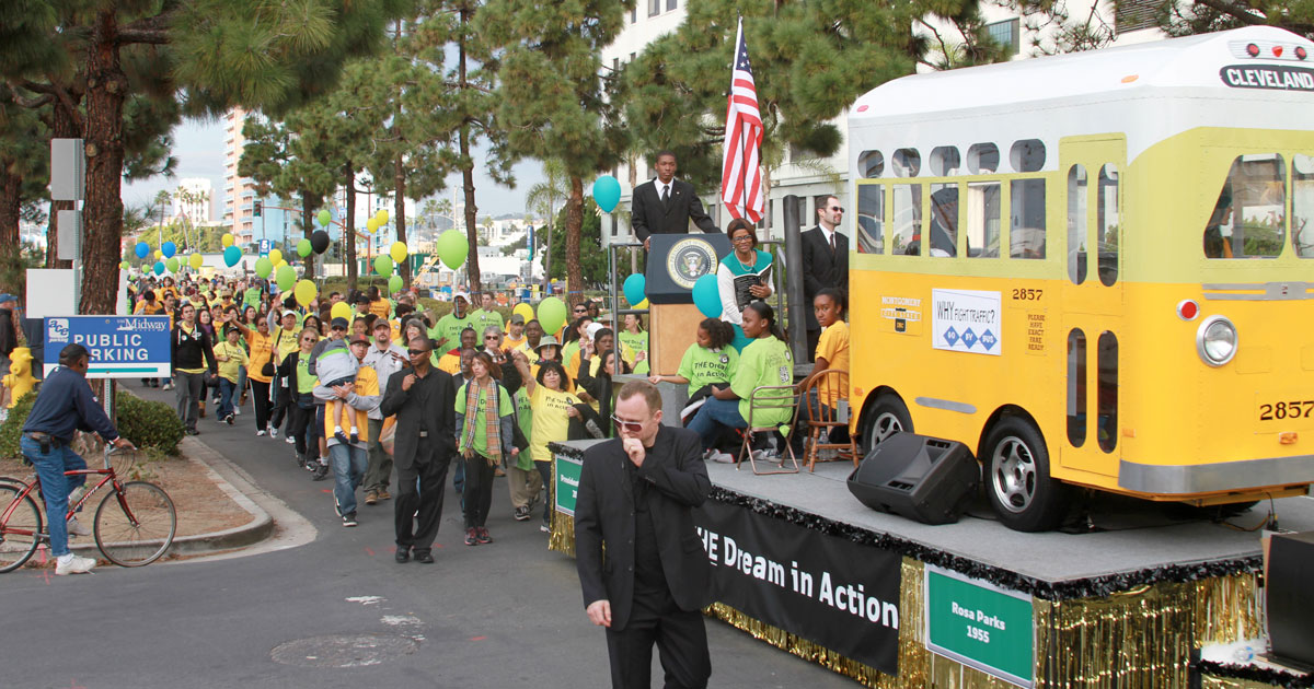 Annual Martin Luther King Jr. Day Parade in San Diego, Ca.