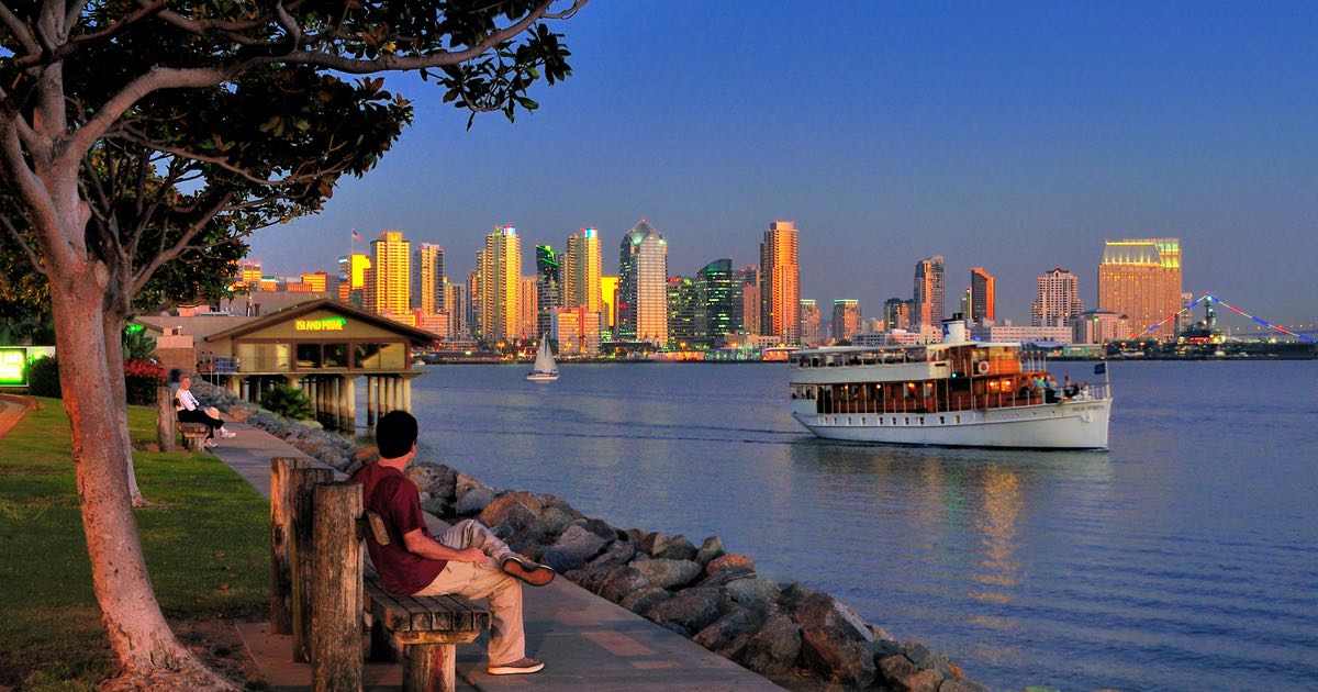 Escape To San Diego S Harbor Island   Harbor Island At Twilight  Courtesy Brett Shoaf Artistic Visuals 1200x630 