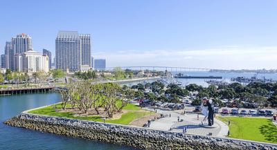 Tuna Harbor Park on the Embacadero in San Diego