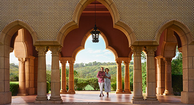 Couple at the Fairmont Grand Del Mar in San Diego
