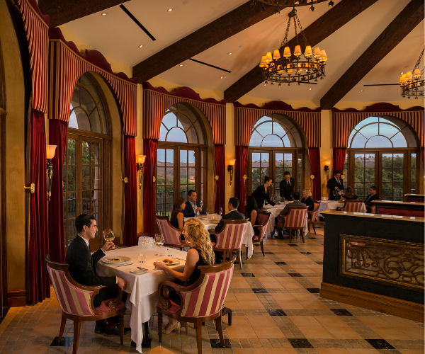 the dining room at the addison 